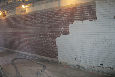 Brick Depainting - Getting to the Original Brick