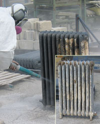 Residential Applications - Paint Removal Iron Radiators
